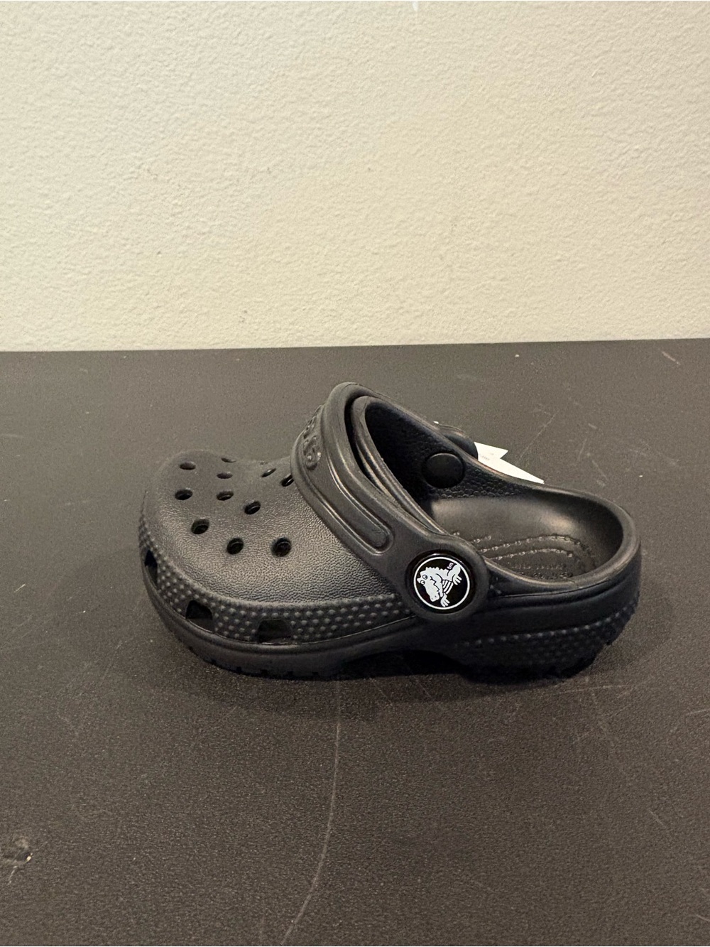 Crocs Classic Clog Black Slip On Comfort Shoes Unisex Infant Toddler Sizes - Picture 4 of 13